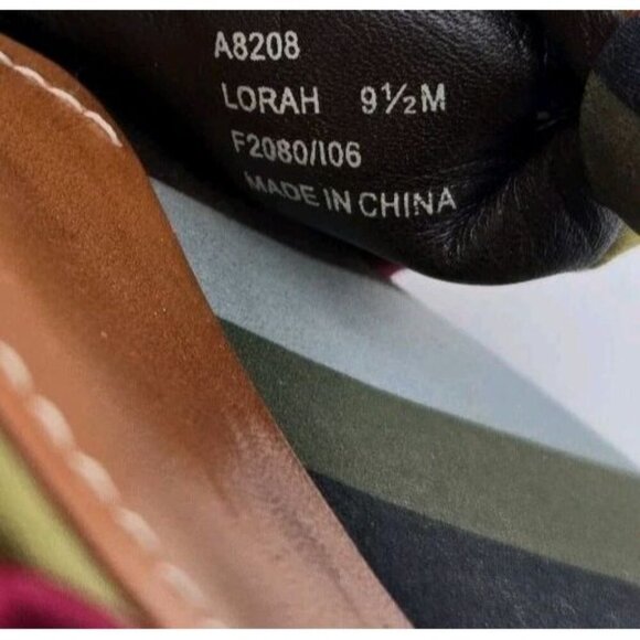 Coach Lorah Wedge Knot Platform Sandals Women Size 9.5 Platform Slides A8208 New - Picture 9 of 9